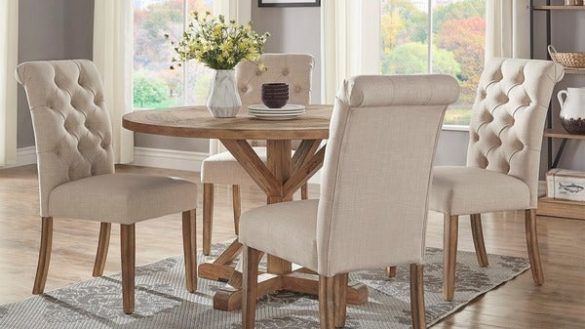 Overstock Round Dining Room Sets Gorgeous Buy Kitchen In Most Recent Benchwright Counter Height Tables (View 15 of 20)