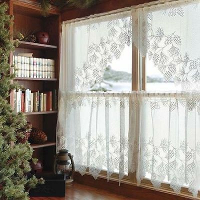Park B. Smith Durham Square 36 Inch Kitchen Window Curtain Throughout Tree Branch Valance And Tiers Sets (Photo 18 of 45)