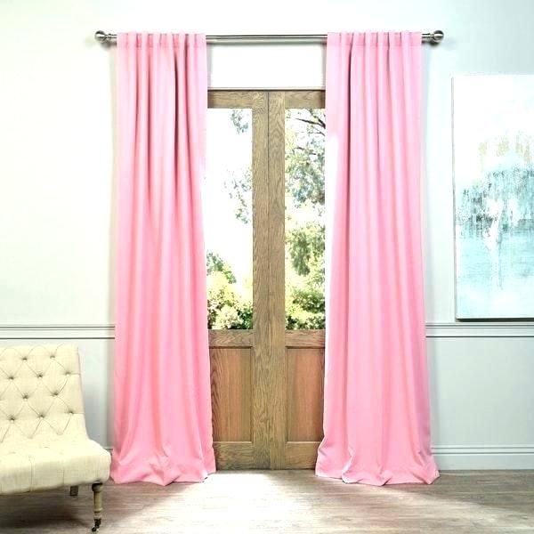 Pink Kitchen Curtain – Langau.co Within Twill 3 Piece Kitchen Curtain Tier Sets (Photo 35 of 42)