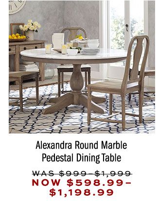 [%pottery Barn: 1 Day Only: Premier Day Event (+ 20% Off Your For Well Known Alexandra Round Marble Pedestal Dining Tables|alexandra Round Marble Pedestal Dining Tables Throughout Most Recent Pottery Barn: 1 Day Only: Premier Day Event (+ 20% Off Your|well Known Alexandra Round Marble Pedestal Dining Tables For Pottery Barn: 1 Day Only: Premier Day Event (+ 20% Off Your|trendy Pottery Barn: 1 Day Only: Premier Day Event (+ 20% Off Your With Alexandra Round Marble Pedestal Dining Tables%] (Photo 16 of 30)
