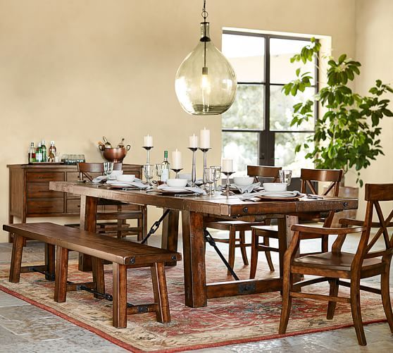 [%pottery Barn Dining Furniture Sale: 20% Off Dining Tables With Regard To 2020 Rustic Brown Lorraine Pedestal Extending Dining Tables|rustic Brown Lorraine Pedestal Extending Dining Tables With Well Known Pottery Barn Dining Furniture Sale: 20% Off Dining Tables|2019 Rustic Brown Lorraine Pedestal Extending Dining Tables Within Pottery Barn Dining Furniture Sale: 20% Off Dining Tables|well Known Pottery Barn Dining Furniture Sale: 20% Off Dining Tables Regarding Rustic Brown Lorraine Pedestal Extending Dining Tables%] (Photo 13 of 30)