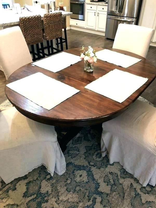 Potterybarn Dining Table – Teencuentro.co Regarding Well Known Alfresco Brown Banks Pedestal Extending Dining Tables (Photo 10 of 30)