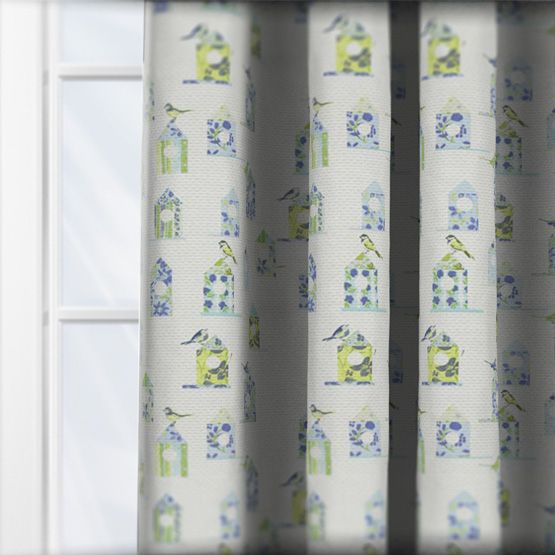 Prestigious Textiles Aviary Cornflower Curtain | Roman Pertaining To Aviary Window Curtains (Photo 30 of 30)