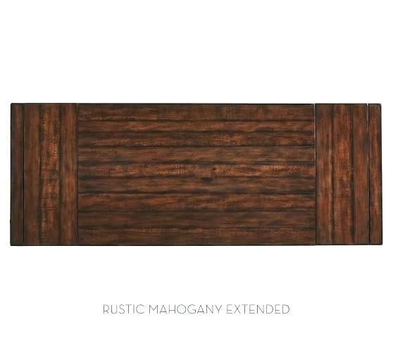 Recent Rustic Mahogany Benchwright Pedestal Extending Dining Tables Regarding Benchwright Extending Dining Table – Stiickman (View 13 of 20)