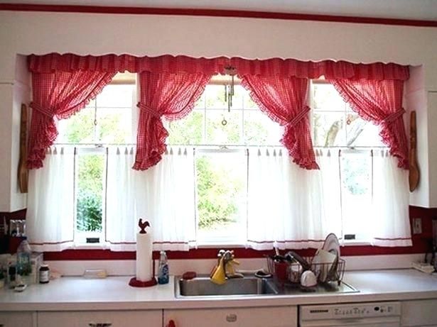 Red Curtains Target – Amcast.co Regarding Modern Subtle Texture Solid Red Kitchen Curtains (Photo 28 of 50)