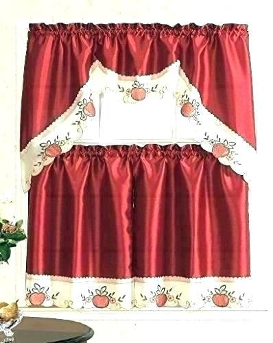 Red Kitchen Curtains And Valances – Paultay (View 16 of 50)