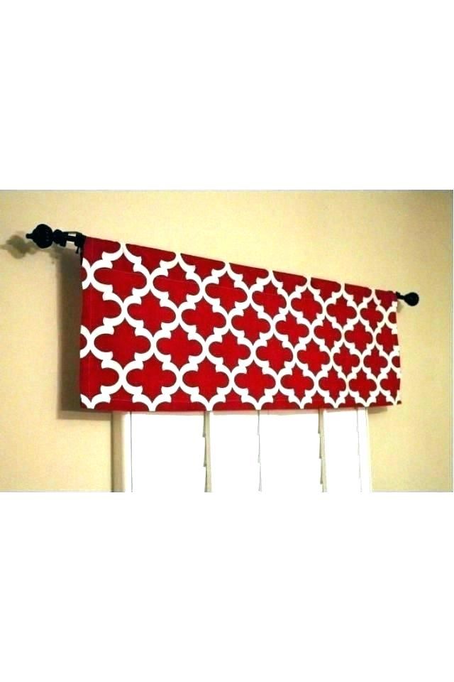 Red Kitchen Curtains And Valances – Paultay.co Within Modern Subtle Texture Solid Red Kitchen Curtains (Photo 37 of 50)