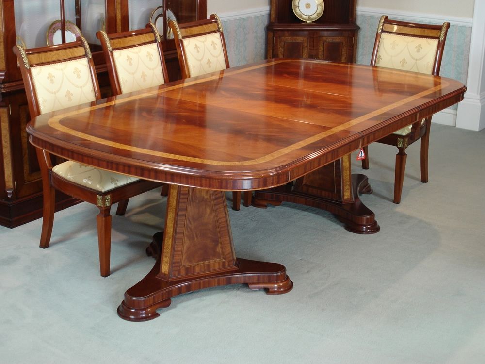 Rustic Mahogany Extending Dining Tables Inside 2020 Mahogany Extending Dining Table – Satuska (Photo 11 of 30)