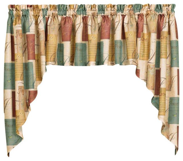 Saturday Knight Tranquility 35" Swag Pair Throughout Tranquility Curtain Tier Pairs (Photo 11 of 30)