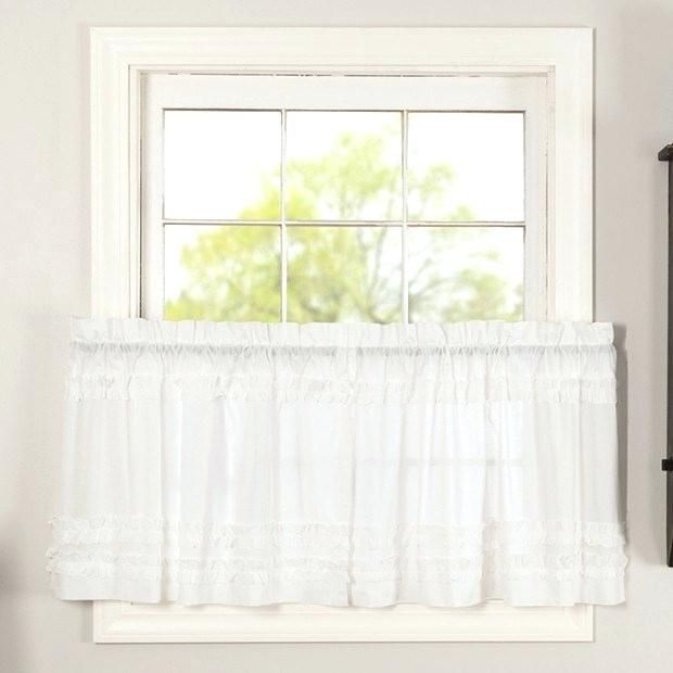 Sheer Tier Curtains – Conor425 Intended For White Ruffled Sheer Petticoat Tier Pairs (View 9 of 30)