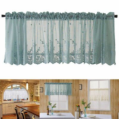 Sheer Voile Vertical Ruffle Window Kitchen Curtain Tiers Or With Vertical Ruffled Waterfall Valance And Curtain Tiers (Photo 9 of 30)