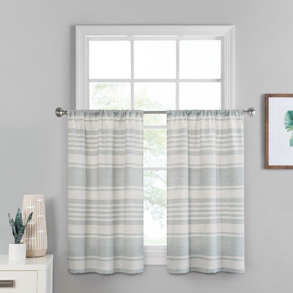 Small Window Kitchen Curtains | Wayfair Throughout Waverly Kensington Bloom Window Tier Pairs (View 5 of 30)