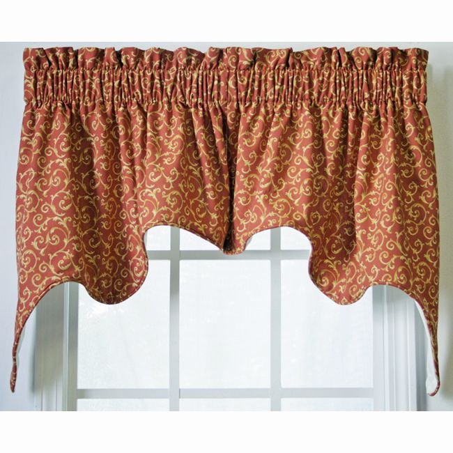 Swag Curtains: Solid, Patterned, Sheer Throughout Maize Vertical Ruffled Waterfall Valance And Curtain Tiers (View 28 of 30)