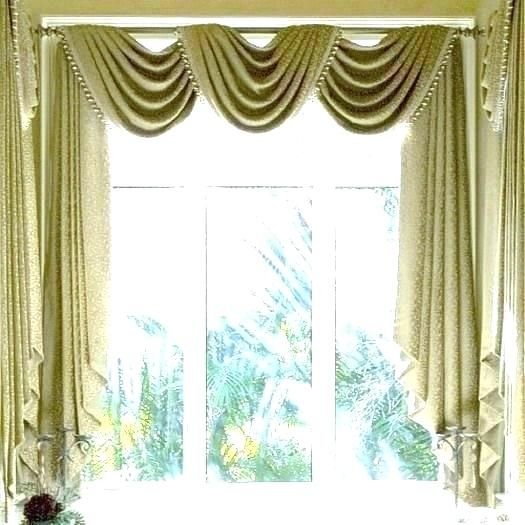 Swag Drapes – Everythingfinance.co Throughout Fluttering Butterfly White Embroidered Tier, Swag, Or Valance Kitchen Curtains (Photo 18 of 50)
