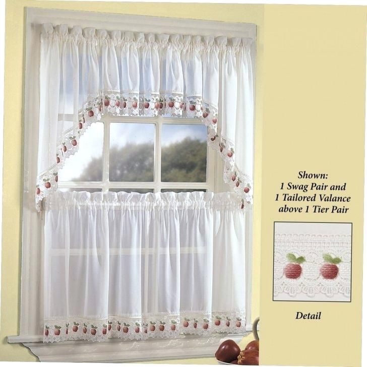 Swag Drapes – Everythingfinance.co With Fluttering Butterfly White Embroidered Tier, Swag, Or Valance Kitchen Curtains (Photo 8 of 50)
