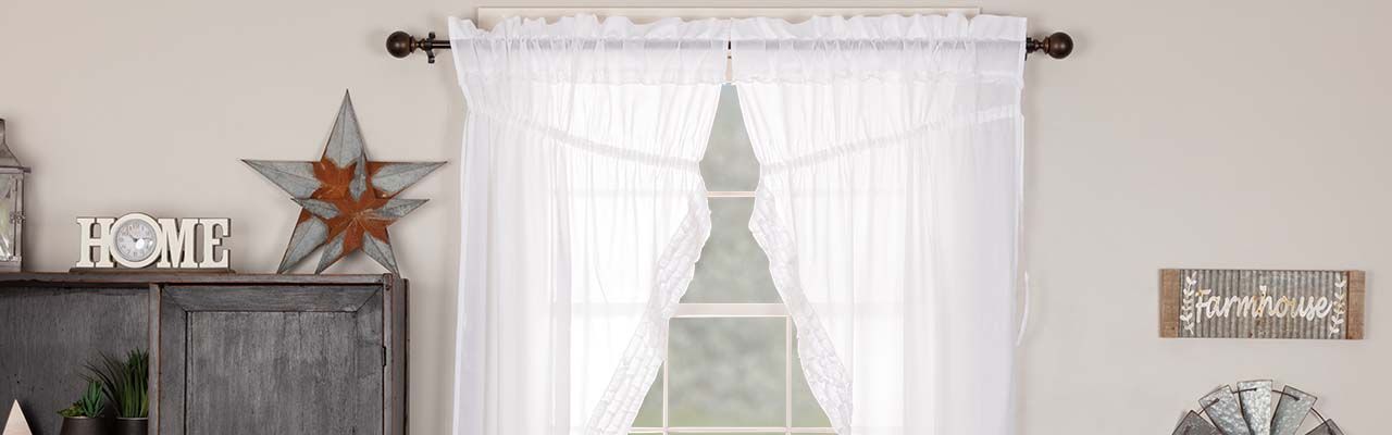The Retailer's Quick Guide To Buying Sheer Curtains In White Ruffled Sheer Petticoat Tier Pairs (View 25 of 30)