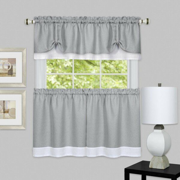 Tier And Valance Sets | Wayfair With Regard To Tree Branch Valance And Tiers Sets (Photo 5 of 45)