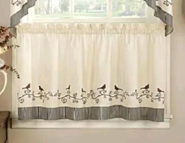 Tier Window Curtains – Sk8ergirl.co For Traditional Tailored Window Curtains With Embroidered Yellow Sunflowers (Photo 10 of 30)