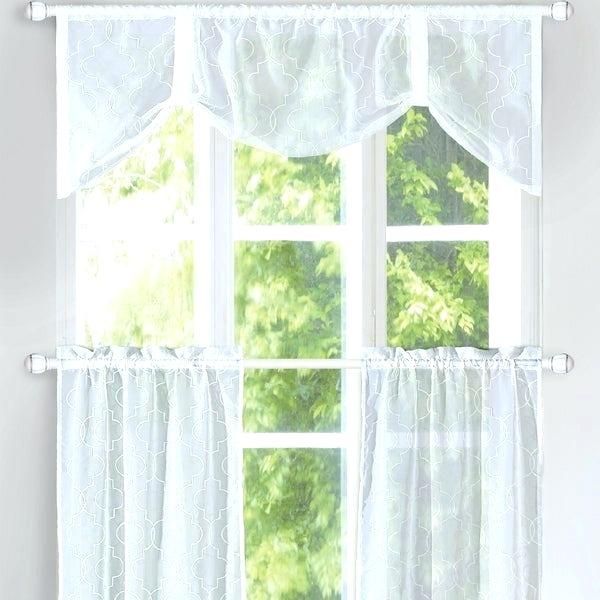 Tier Window Curtains – Sk8ergirl.co Pertaining To Traditional Two Piece Tailored Tier And Valance Window Curtains (Photo 10 of 50)
