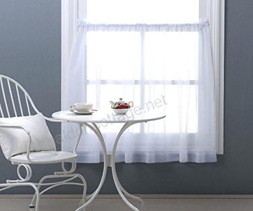 Tier Window Treatment Lace Treatments Sheer Curtains For With Regard To Cotton Lace 5 Piece Window Tier And Swag Sets (View 15 of 50)