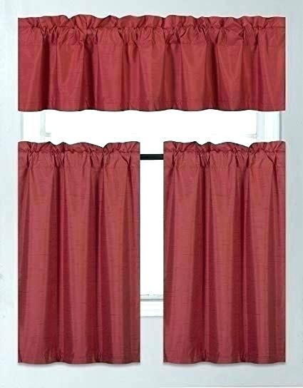 Tiered Valances – Woodspeak Regarding Semi Sheer Rod Pocket Kitchen Curtain Valance And Tiers Sets (View 23 of 50)