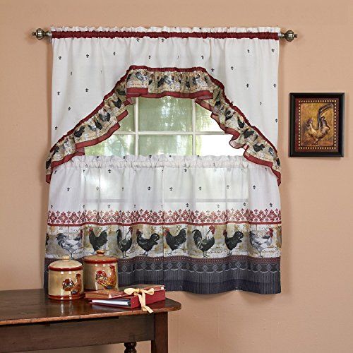 Top 20 Cabin Curtains – Top Decor Tips Inside Traditional Tailored Tier And Swag Window Curtains Sets With Ornate Flower Garden Print (View 16 of 30)