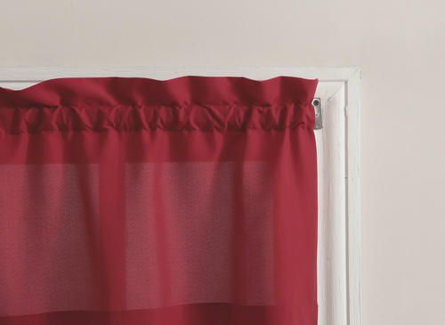 Top Of The Window Martine Rod Pocket Light Filtering 3 Piece For Solid Microfiber 3 Piece Kitchen Curtain Valance And Tiers Sets (Photo 38 of 50)