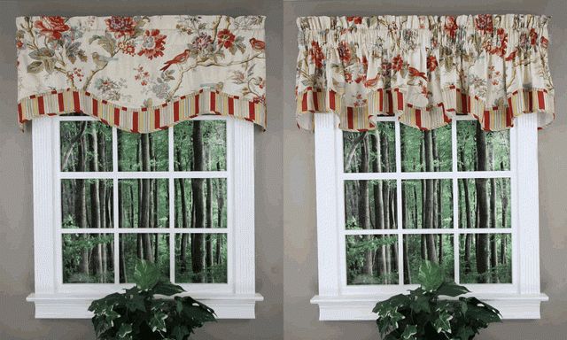 Valance Ideas – Window Decor Ideas With Imperial Flower Jacquard Tier And Valance Kitchen Curtain Sets (Photo 33 of 46)