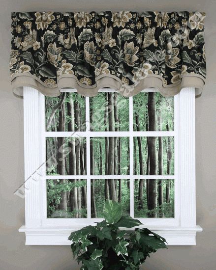 Valerie Is A Multi Color Medium Scale Jacobean Floral Within Floral Pattern Window Valances (Photo 36 of 50)
