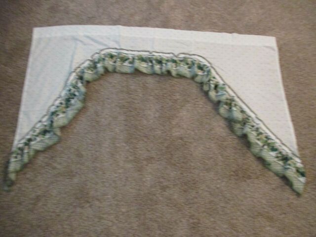 Vintage Swag Set 56"x36" Cottage Ivy One Piece Curtain Set Intended For Cottage Ivy Curtain Tiers (Photo 3 of 49)