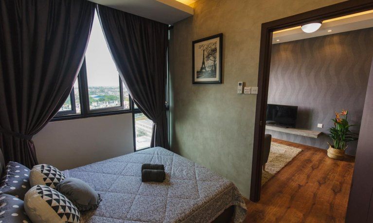 Viva La Vida Suite @ Vivacity Megamall Kuching – Apartment Inside La Vida Window Curtains (View 22 of 30)