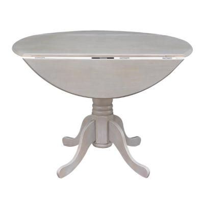Weathered Gray Owen Pedestal Extending Dining Tables Inside Well Known Dining Table – Gray – Pedestal – Kitchen & Dining Tables (View 6 of 30)