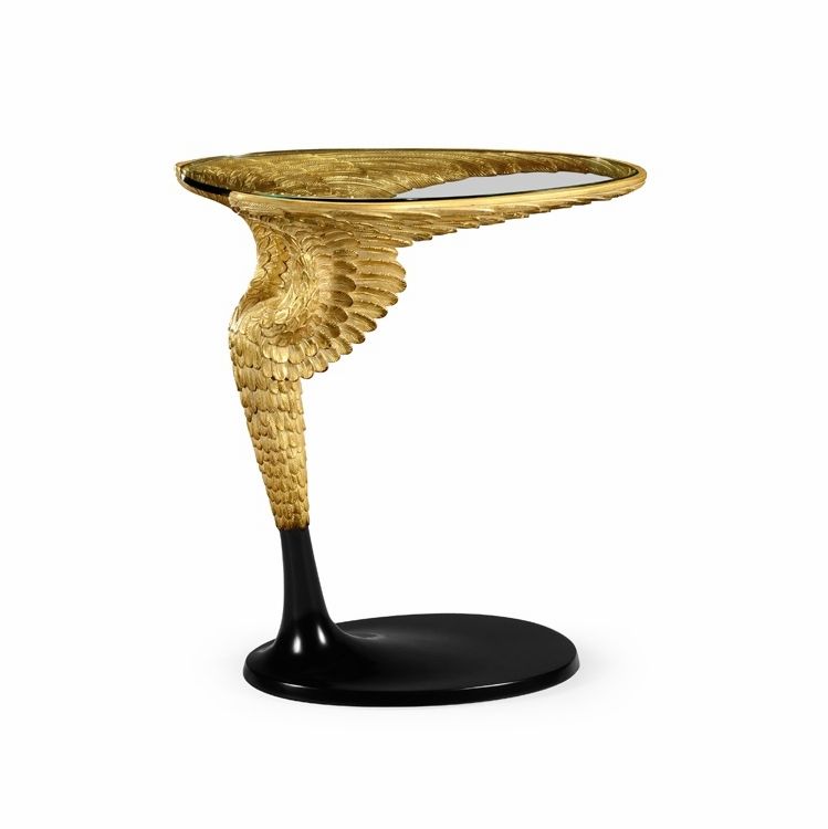 Well Known Icarus Round Bar Tables With Jonathan Charles Fine Furniture – Icarus Empire Style Winged Sofa Table –  495100 Gil (View 8 of 20)
