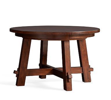 Well Known Toscana Extending Pedestal Table, Tuscan Chestnut, 54" – 72 Pertaining To Seadrift Toscana Extending Dining Tables (Photo 22 of 30)