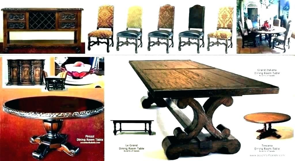 Well Known Tuscan Chestnut Toscana Dining Tables Pertaining To Tuscany Dining Set – Netairoy (View 20 of 20)