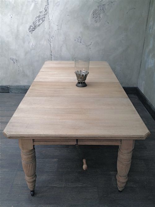 Well Known Victorian Bleached Oak Extending Dining Table, On Reed With Regard To Reed Extending Dining Tables (Photo 16 of 30)