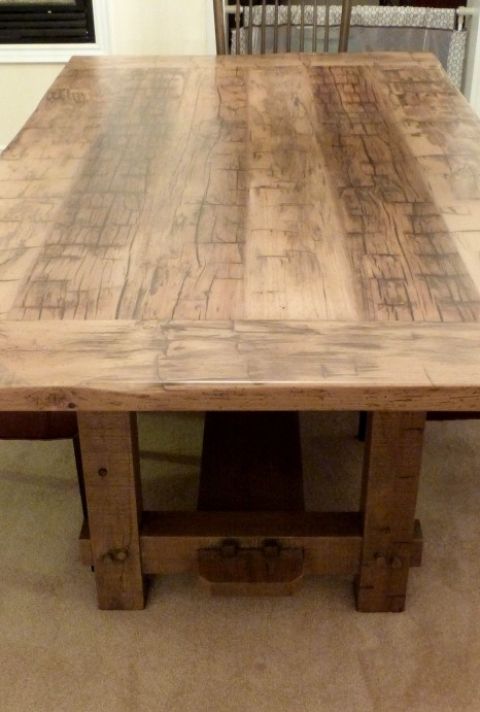Well Liked Reclaimed Wood Dining Tables – Saltandblues Within Stafford Reclaimed Extending Dining Tables (Photo 29 of 30)