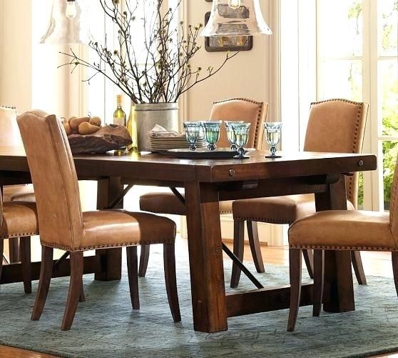 Well Liked Rustic Mahogany Benchwright Pedestal Extending Dining Tables Inside Benchwright Table – Availablepauline (View 11 of 20)