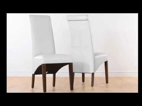 White Chairs – White Chairs And Dark Wood Table (View 16 of 20)