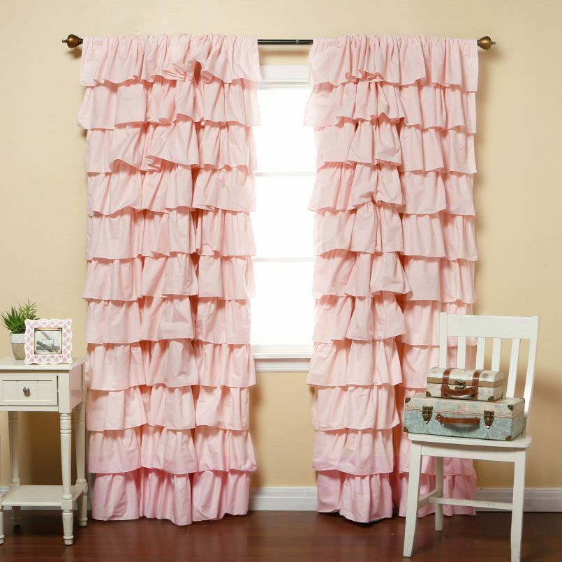 White Kitchen Curtains – V9oj Regarding Bermuda Ruffle Kitchen Curtain Tier Sets (Photo 17 of 50)