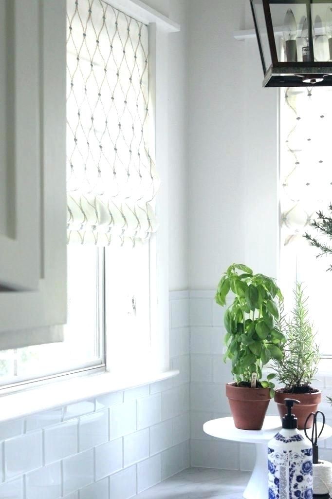 White Kitchen Window Treatments – Altblog In Trellis Pattern Window Valances (Photo 29 of 50)