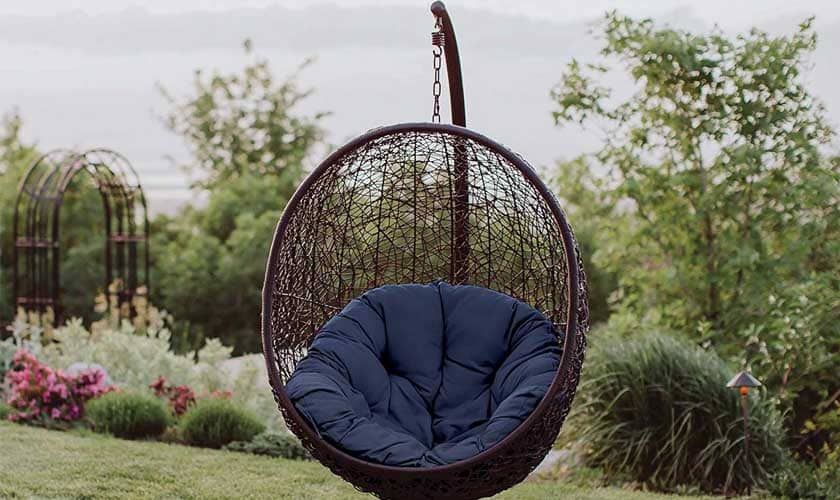10 Best Egg Chairs Of 2020 (review & Guide) – Thebeastreviews Regarding Outdoor Wicker Plastic Tear Porch Swings With Stand (Photo 12 of 20)