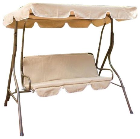2 Person Canopy Swing Loveseat Outdoor Porch Patio Chair Furniture Pertaining To 2 Person Adjustable Tilt Canopy Patio Loveseat Porch Swings (View 8 of 20)