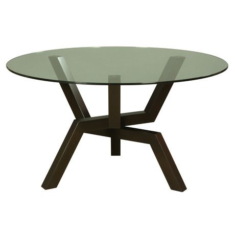 2019 Cleo Round Dining Table Glass Top Inside Round Dining Tables With Glass Top (Photo 1 of 20)