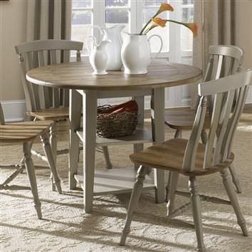 2019 Transitional Drop Leaf Casual Dining Tables Throughout Liberty Furniture 541 T4242 Al Fresco Casual Dining Drop (View 3 of 20)