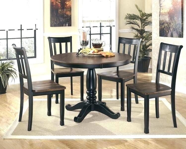2020 Round Glass Top Dining Table Set Chairs Room Furniture Intended For Modern Round Glass Top Dining Tables (Photo 16 of 20)