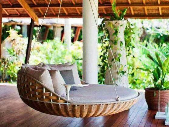 25+ Relaxing Hanging Beds For Absolute Enjoyment | Outdoor Pertaining To Outdoor Porch Swings (View 16 of 20)