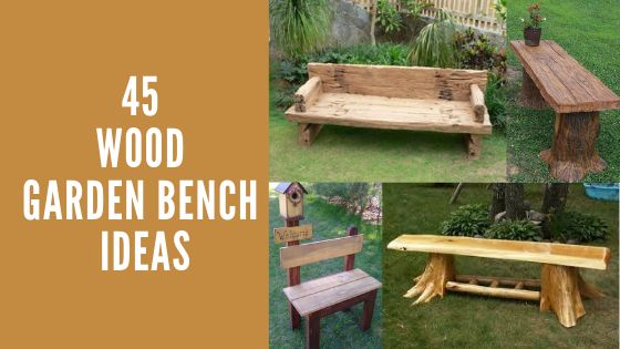 45 Wood Garden Bench Ideas – Woodworking24hrs Throughout Wood Garden Benches (View 6 of 20)
