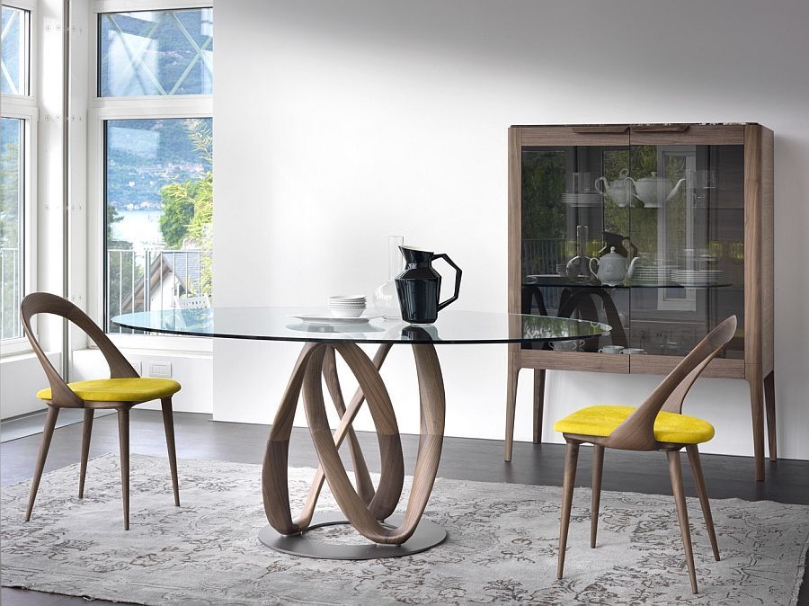 Amazing Contemporary Dining Tables Steal The Show With A Intended For 2020 Smoked Oval Glasstop Dining Tables (View 5 of 20)