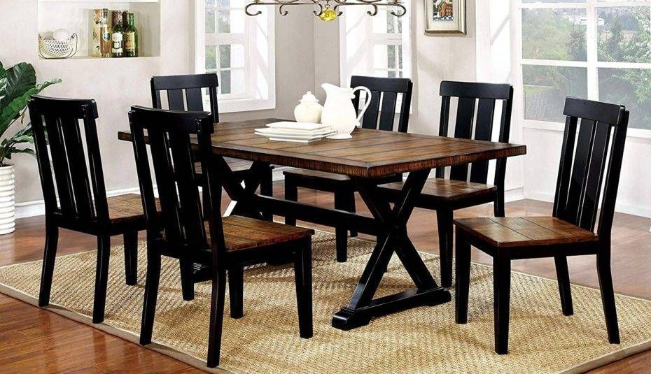 20 Photos Antique Black Wood Kitchen Dining Tables